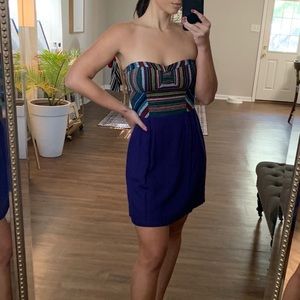 Strapless Mini Dress